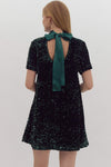 Emerald Sequin Dress