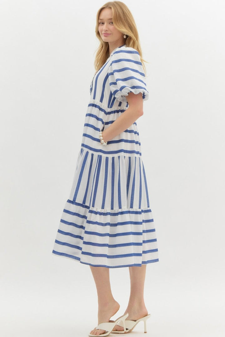 The Navy Stripe Dress