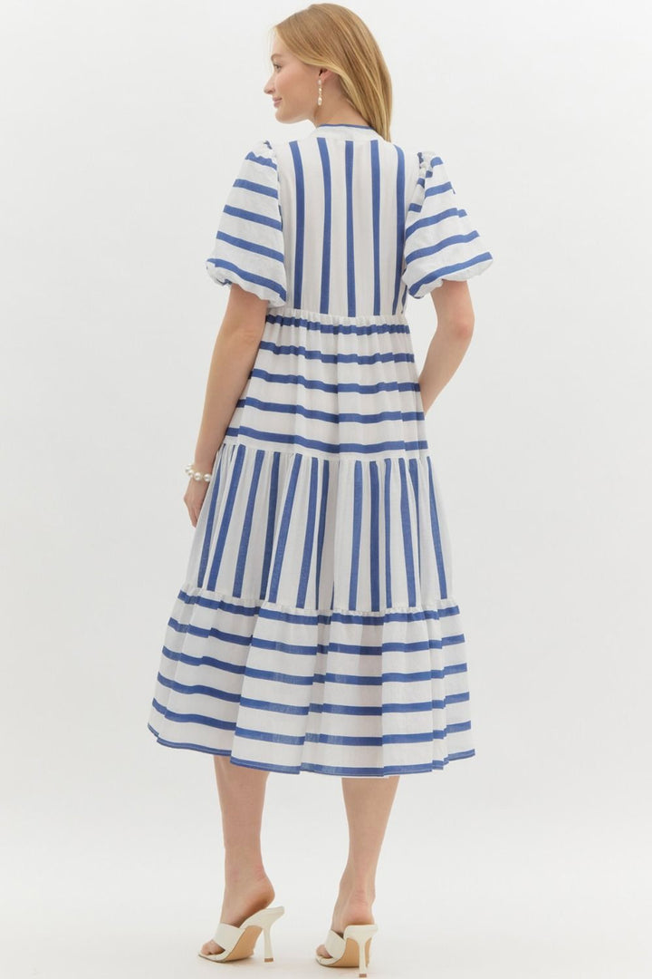 The Navy Stripe Dress