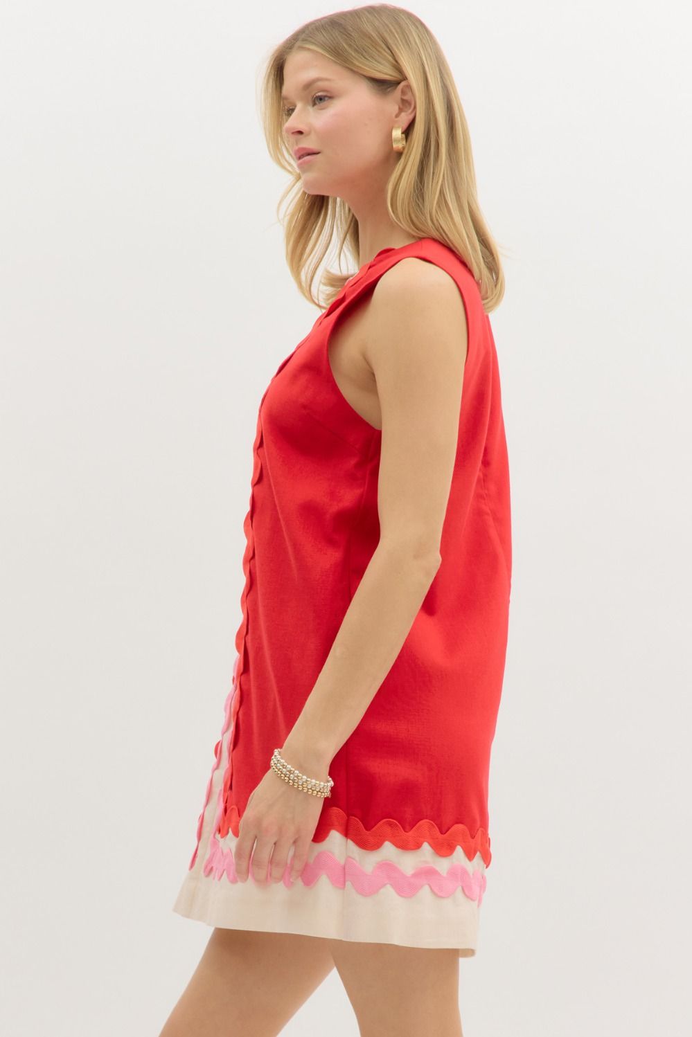 Oversized Ric Rac Dress