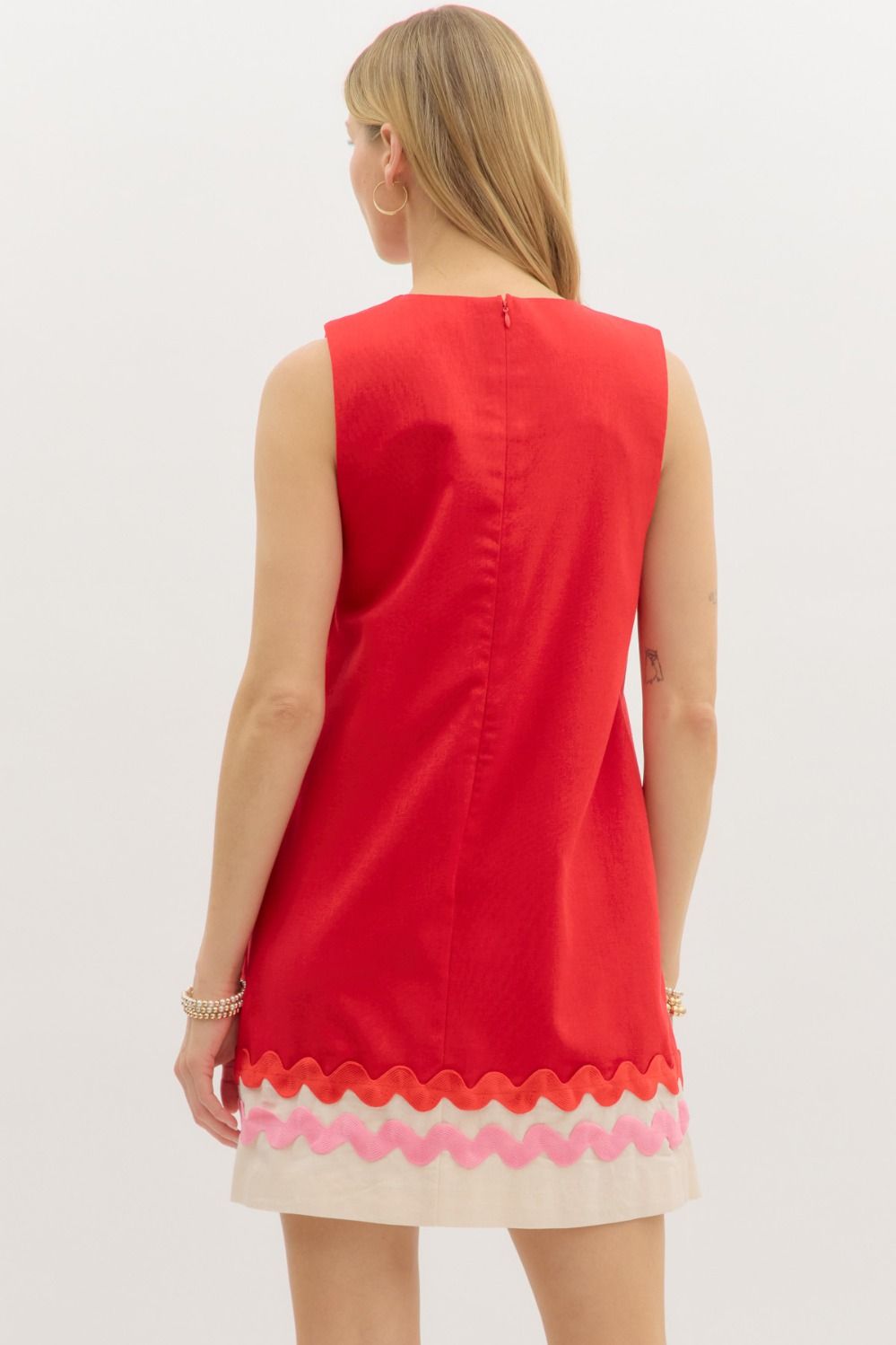 Oversized Ric Rac Dress