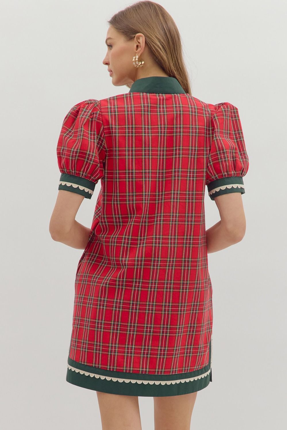 Merry Plaid Dress