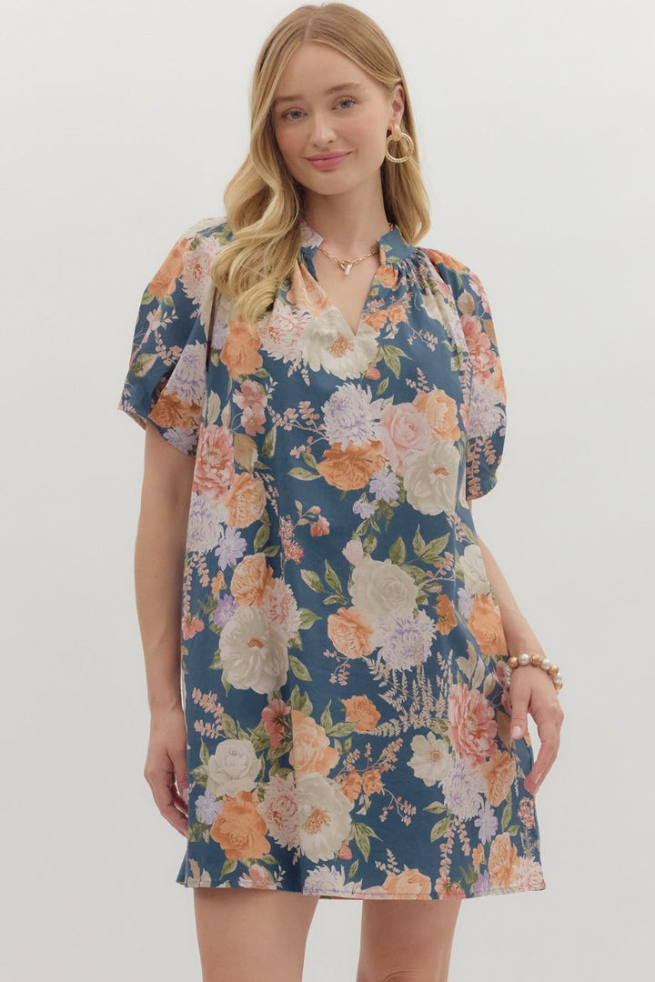 The Slate Floral Dress