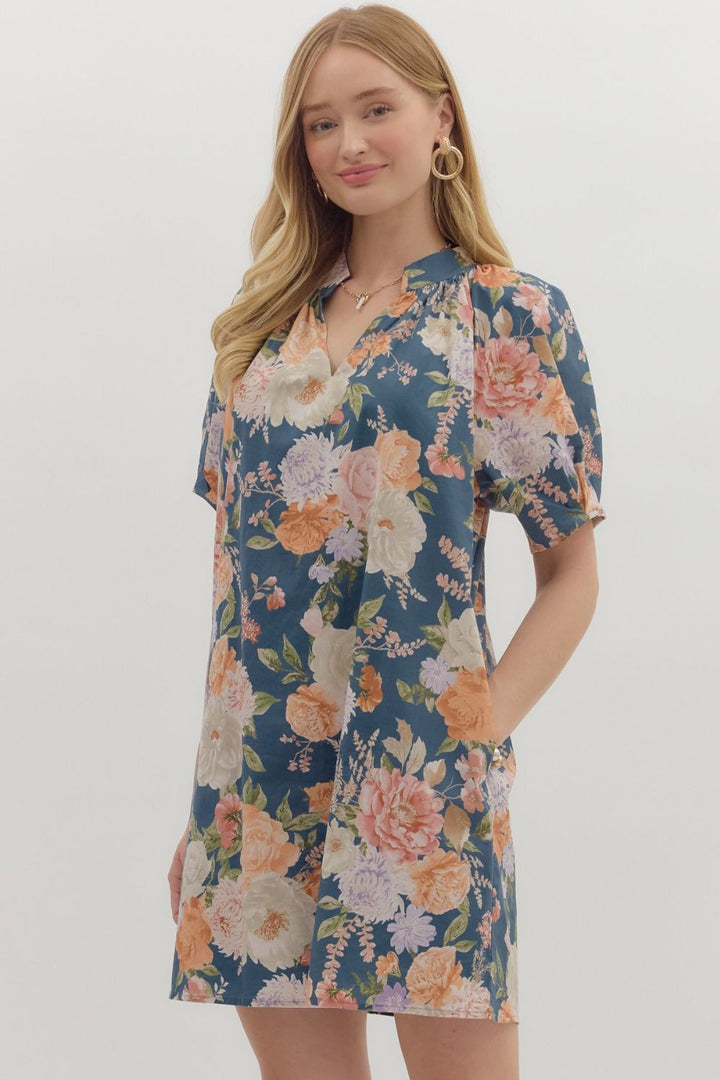 The Slate Floral Dress