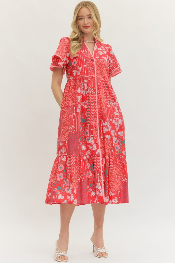 Tomato Maxi Dress