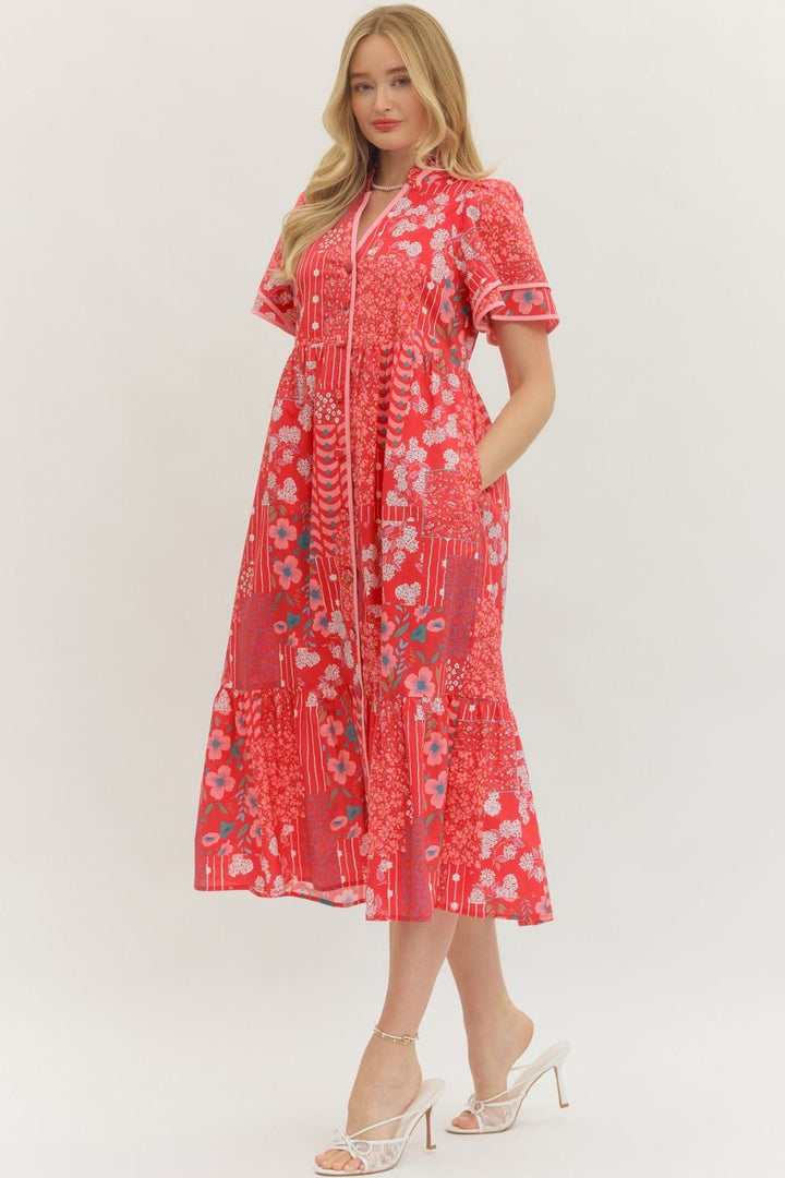Tomato Maxi Dress