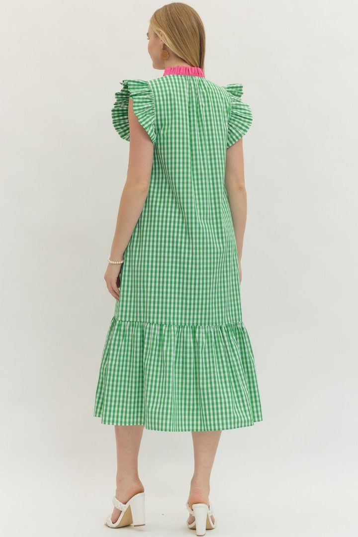 The Green Gingham Dress