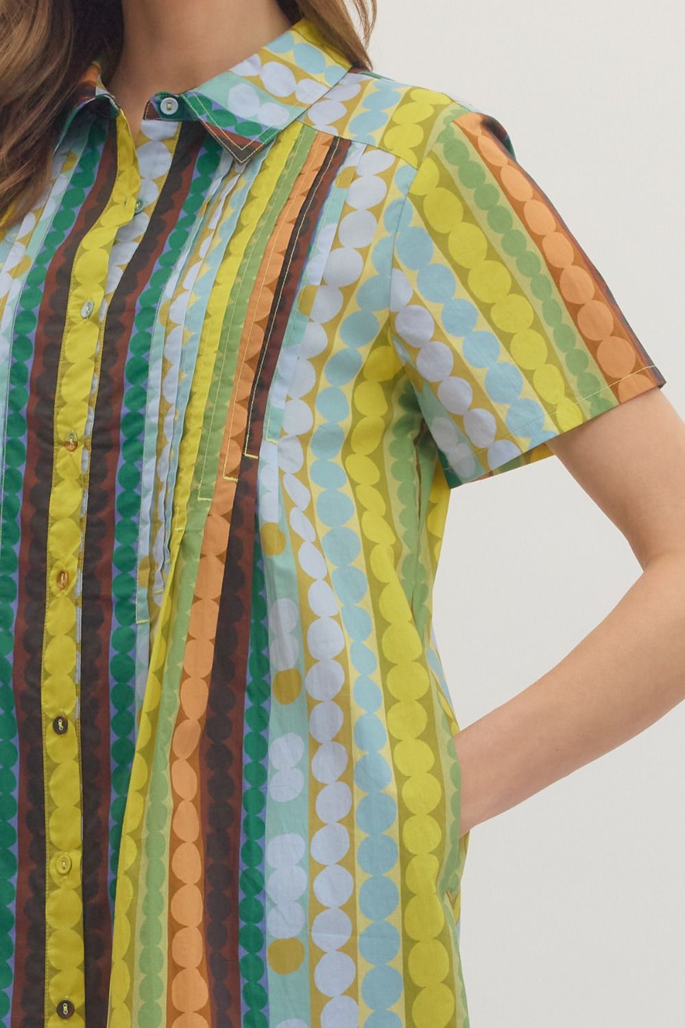Geo Stripe Dress