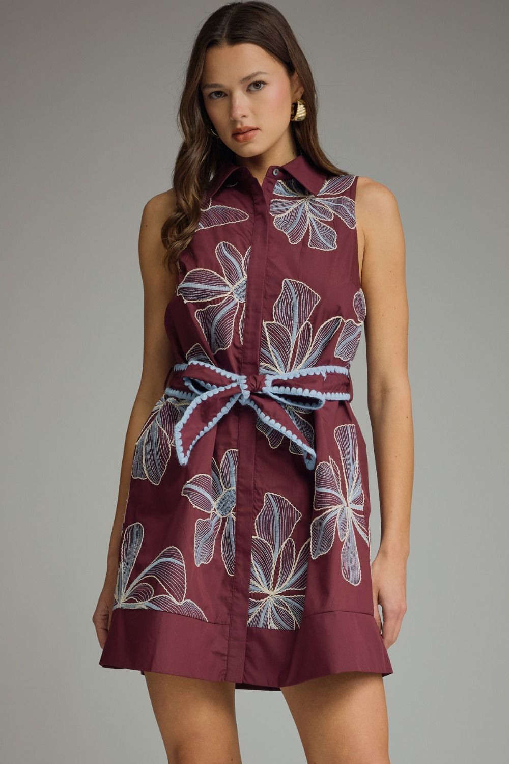 Floral Embroidered Dress