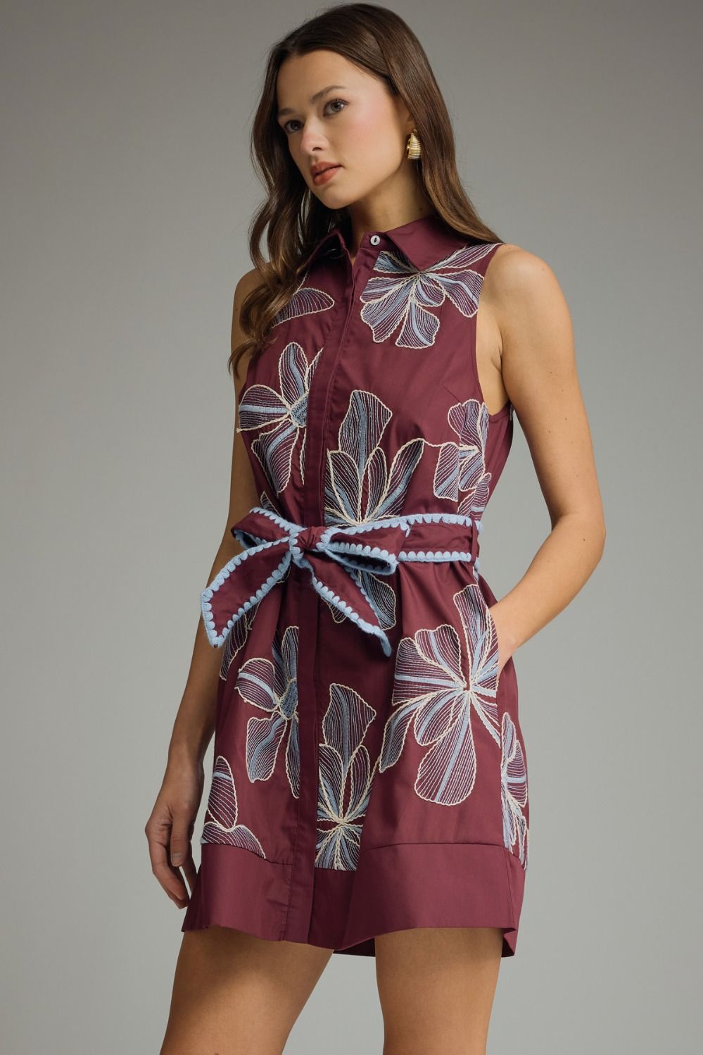 Floral Embroidered Dress