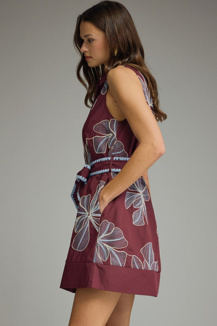 Floral Embroidered Dress