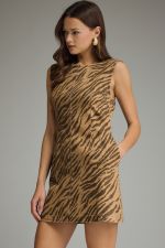 Cocoa Zebra Dress