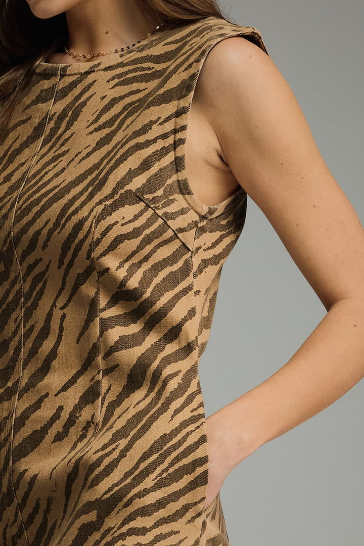 Cocoa Zebra Dress