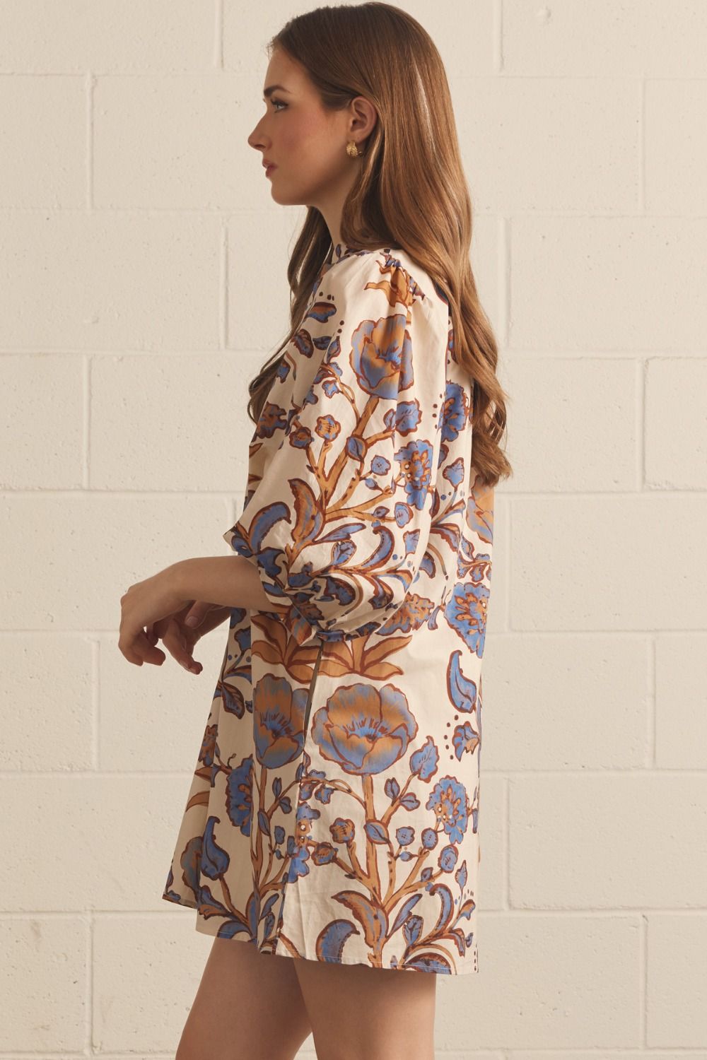 Fall Floral Dress