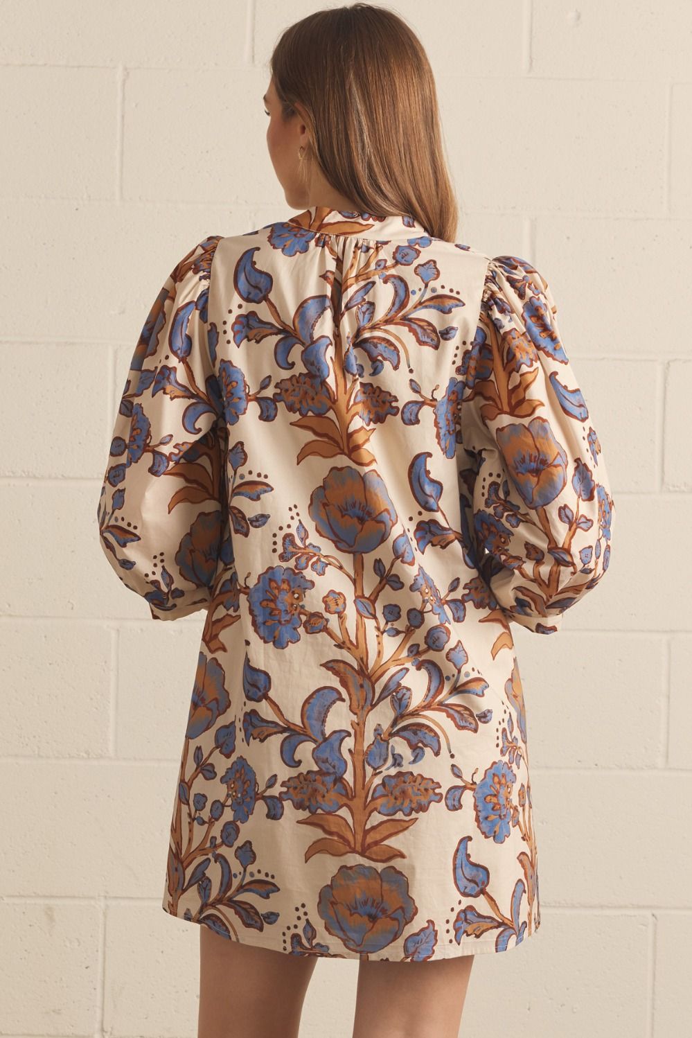 Fall Floral Dress