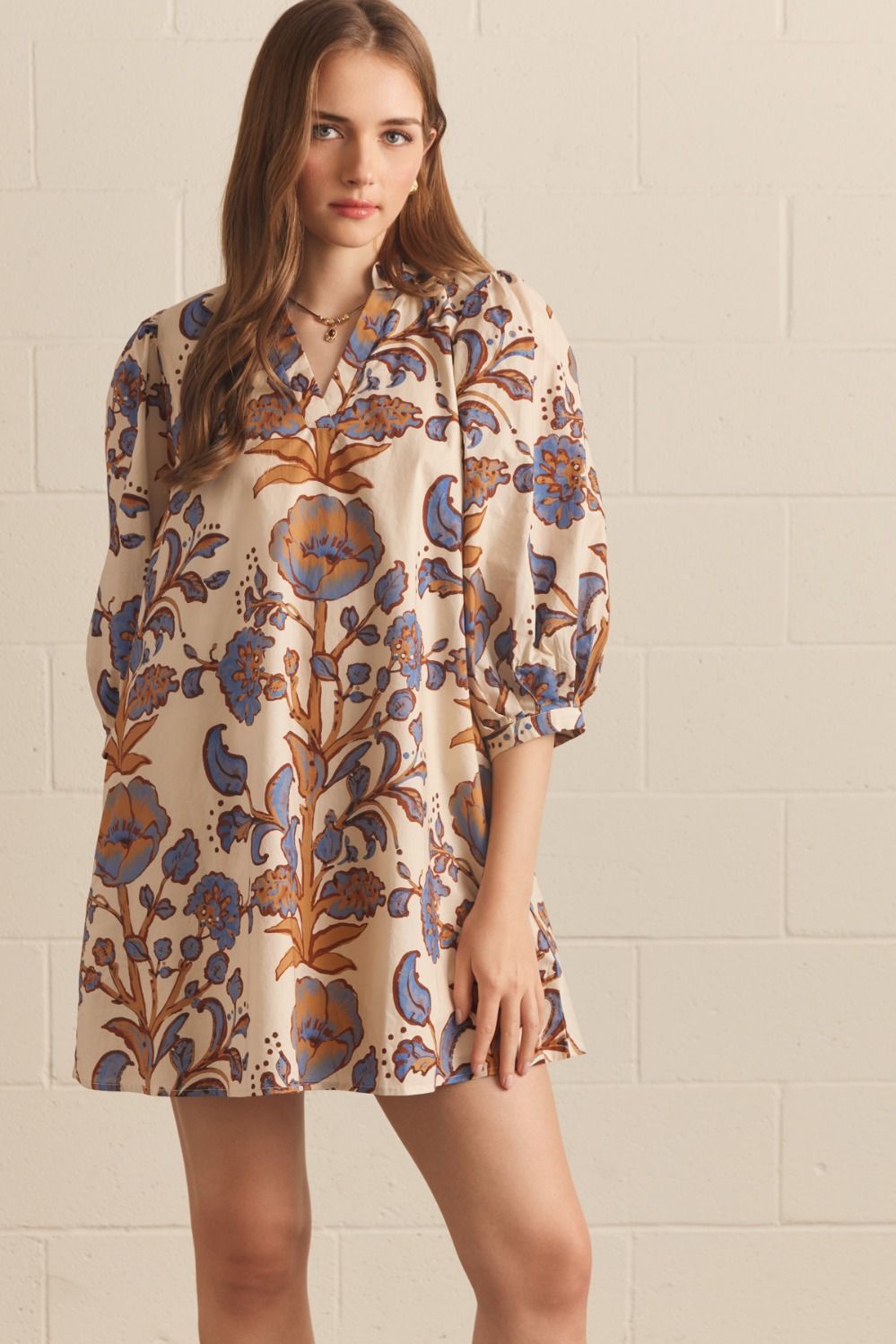 Fall Floral Dress