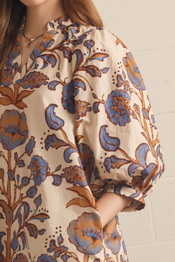 Fall Floral Dress