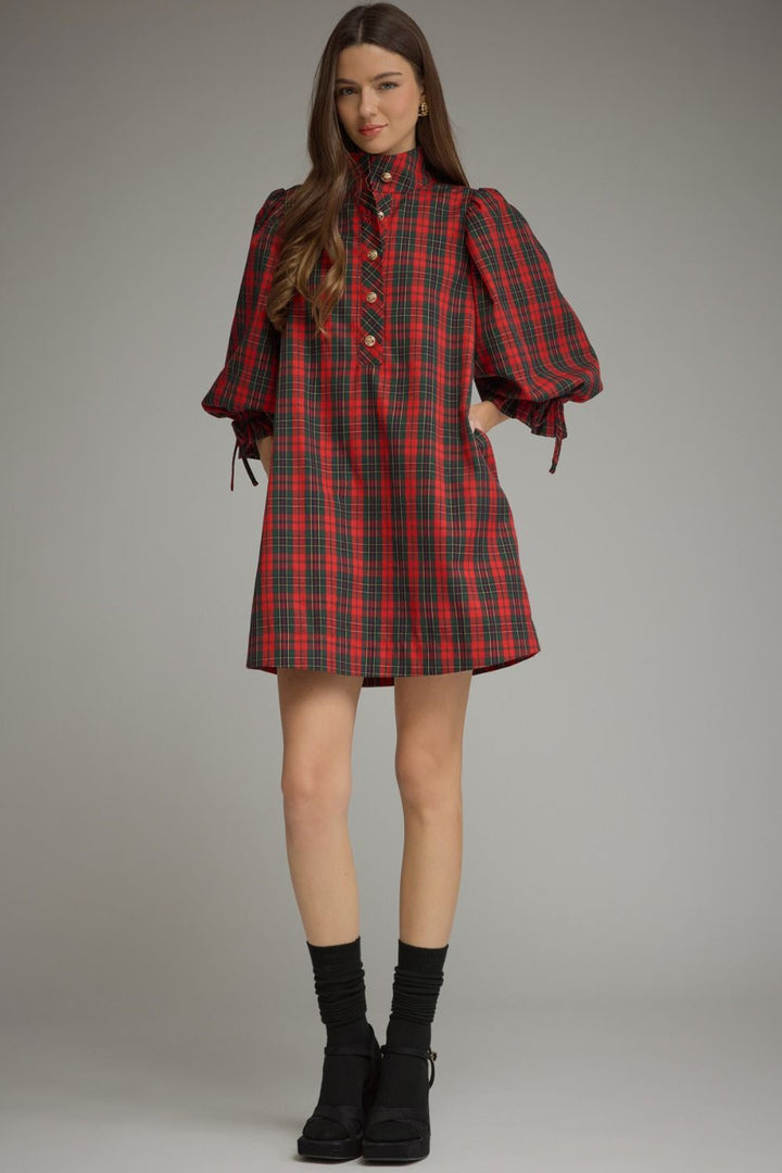 Pretty in Plaid Dress