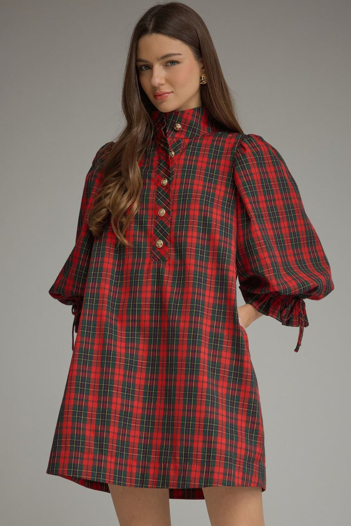 Pretty in Plaid Dress