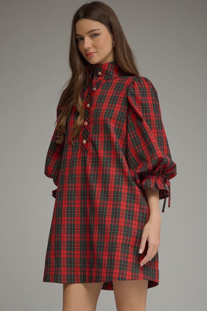 Pretty in Plaid Dress