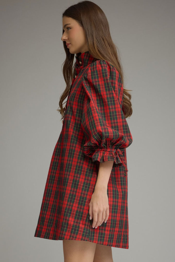 Pretty in Plaid Dress