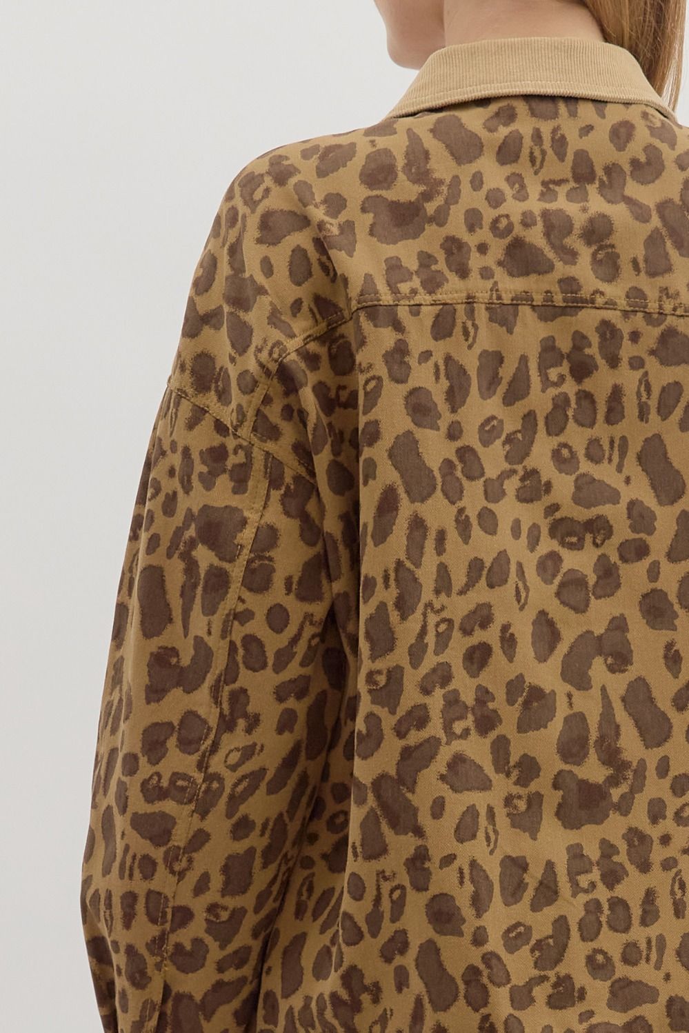 Leopard Long Sleeve Jacket