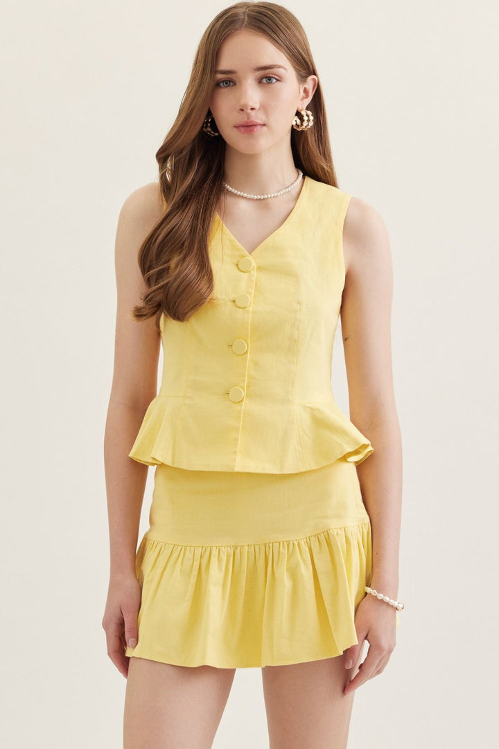 The Peplum Vest