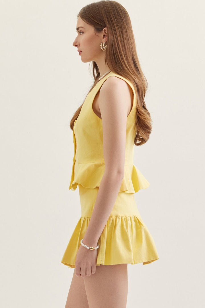 The Peplum Vest