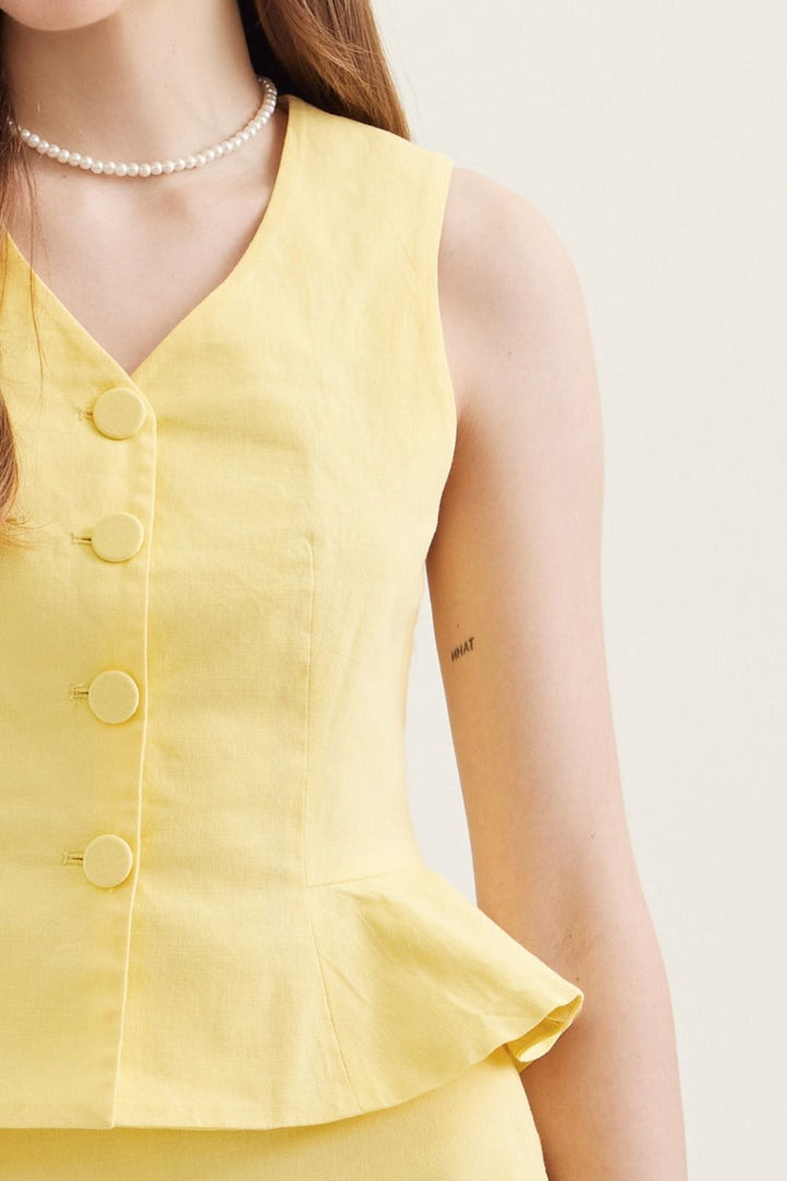 The Peplum Vest
