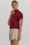 The Ruby Short Sleeve Sweater