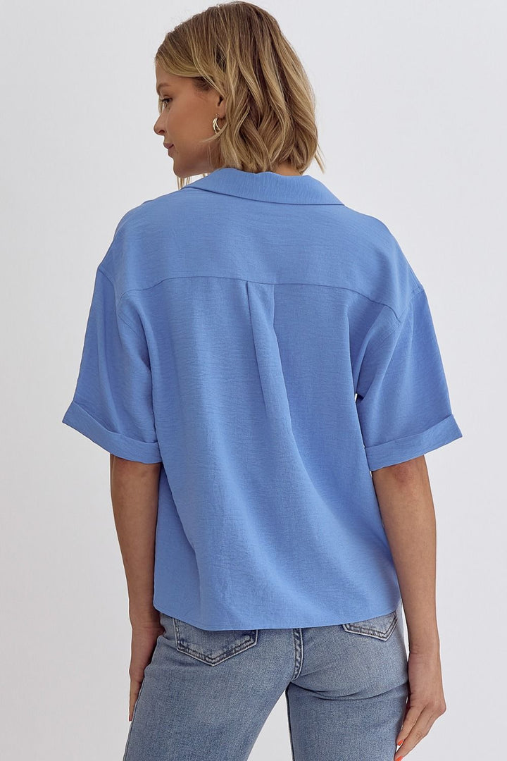 The Blue Button Down