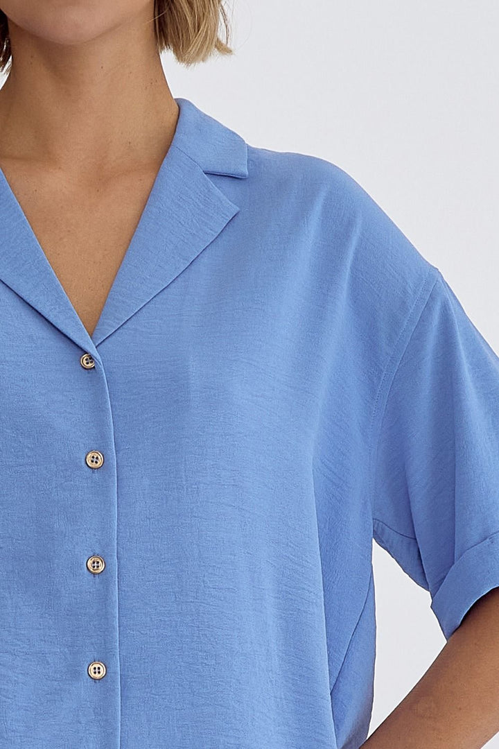 The Blue Button Down
