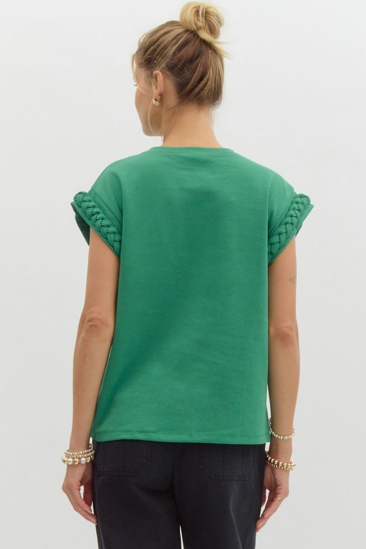 The Braided Shoulder Tee