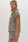 The Leopard Lounge Top