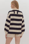 Oversized Stripe Pullover