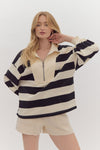 Oversized Stripe Pullover