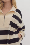 Oversized Stripe Pullover