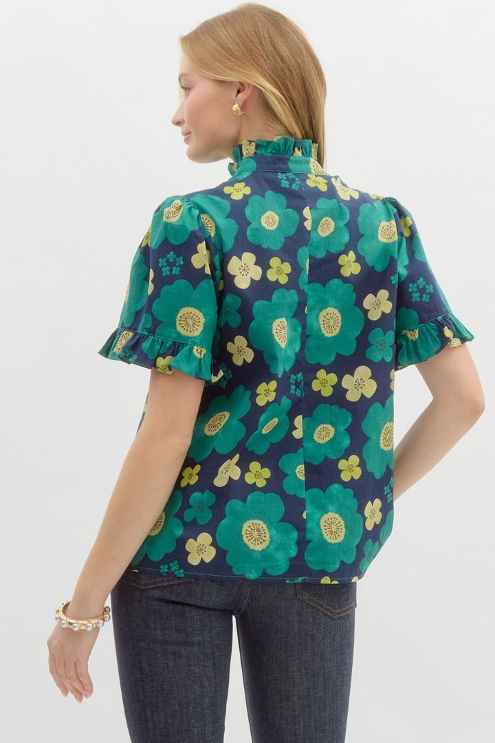 The Suzy Floral Button Down