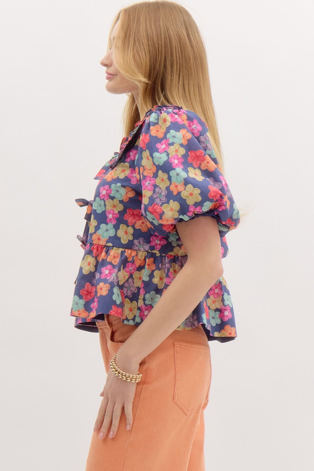 The Floral Peplum Top