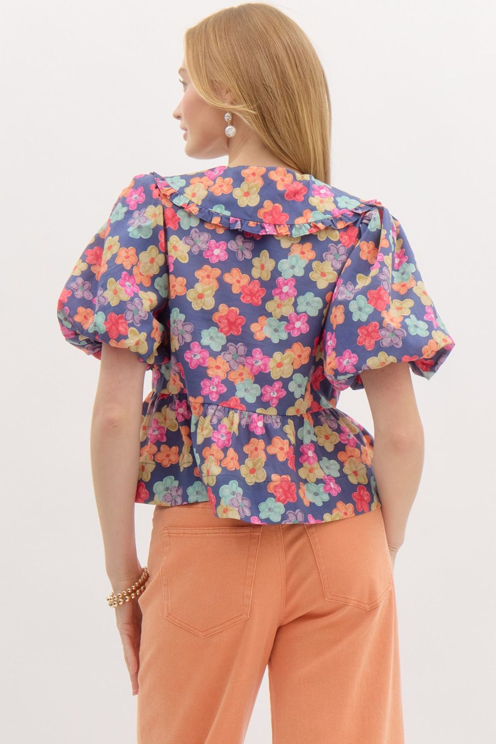 The Floral Peplum Top