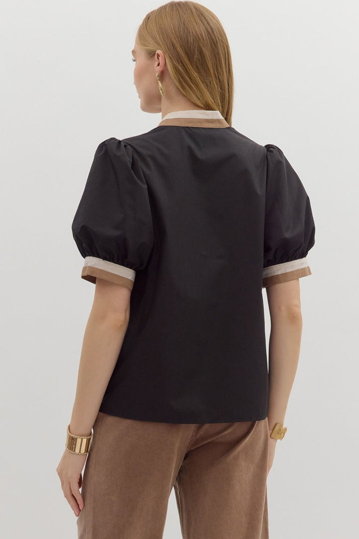 The Black Bubble Top