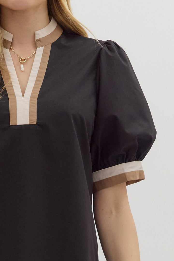 The Black Bubble Top