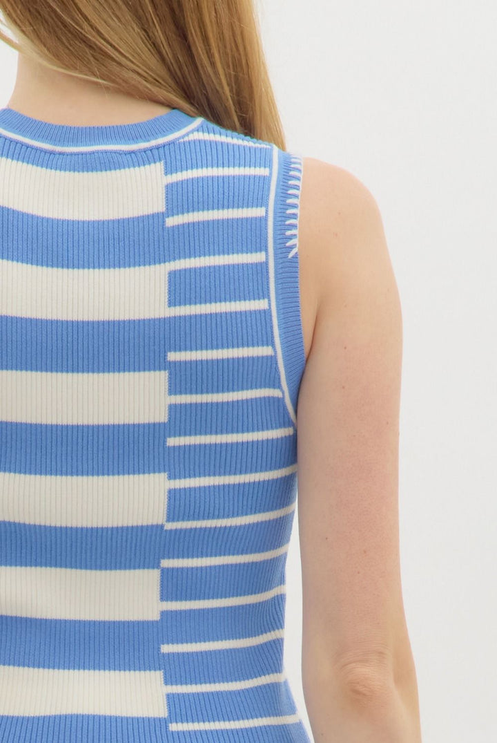 Chambray Knit Tank