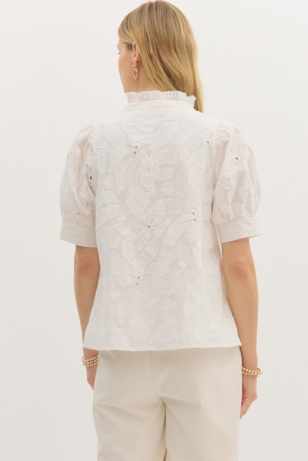 Floral Embroidered Top
