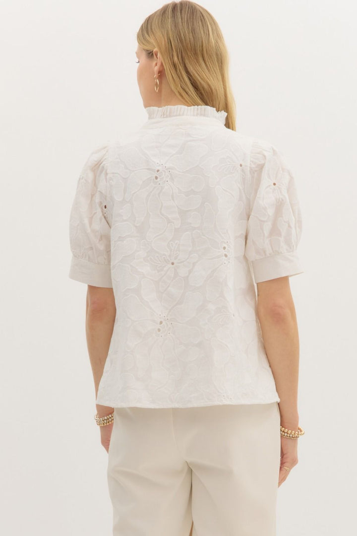 Floral Embroidered Top