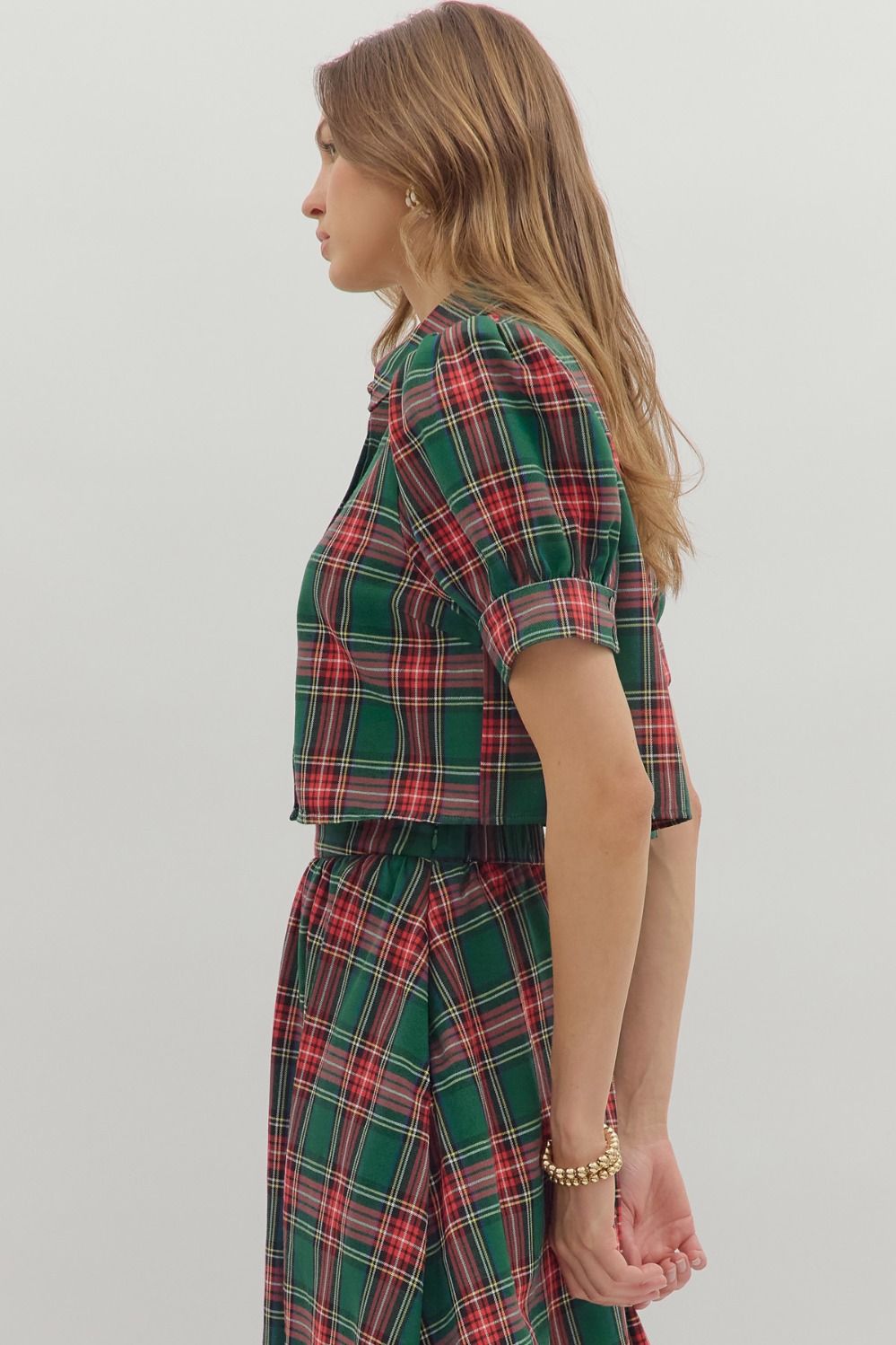 Plaid Party Top