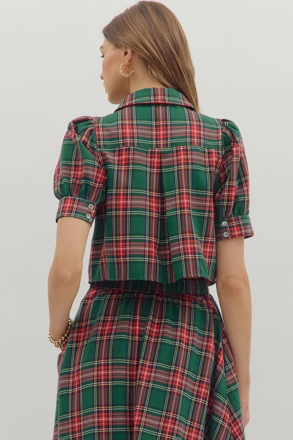 Plaid Party Top