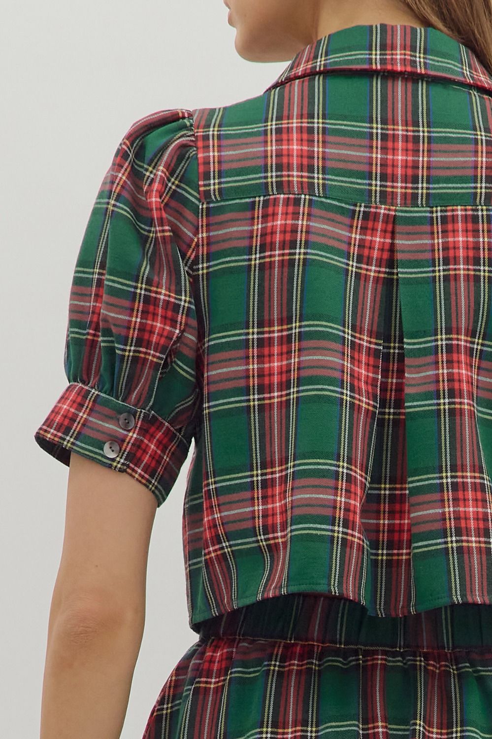 Plaid Party Top