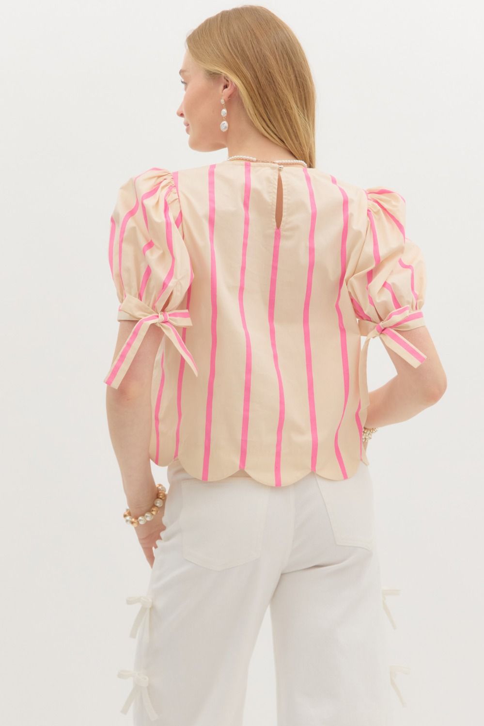 The Pink Striped Top