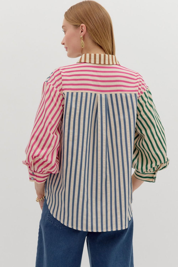 The Striped Button Down